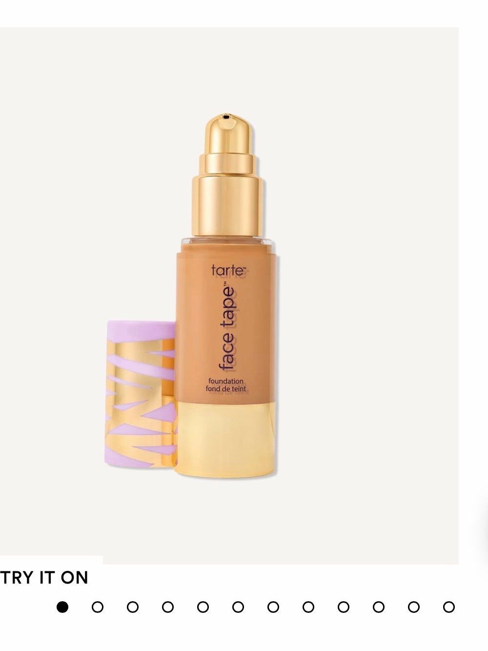 tarte Face Tape Liquid Foundation — medium tan  golden